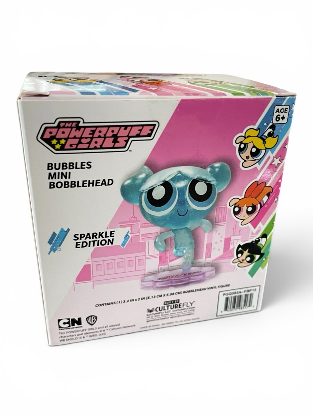 Set of 3 power puff girls, mini bobble heads, sparkle edition - Picture 3 of 5